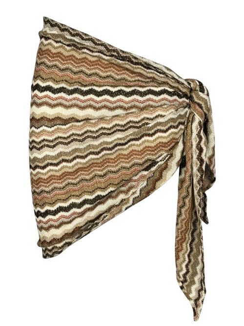 pareo donna missoni marrone MC2 Saint Barth | SERY-RACHEL CHEVRON18